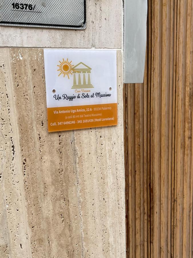 Un Raggio Di Sole Al Massimo Apartment Palermo Exterior photo